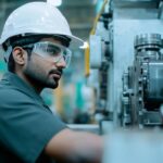 Portatit of an employee in action